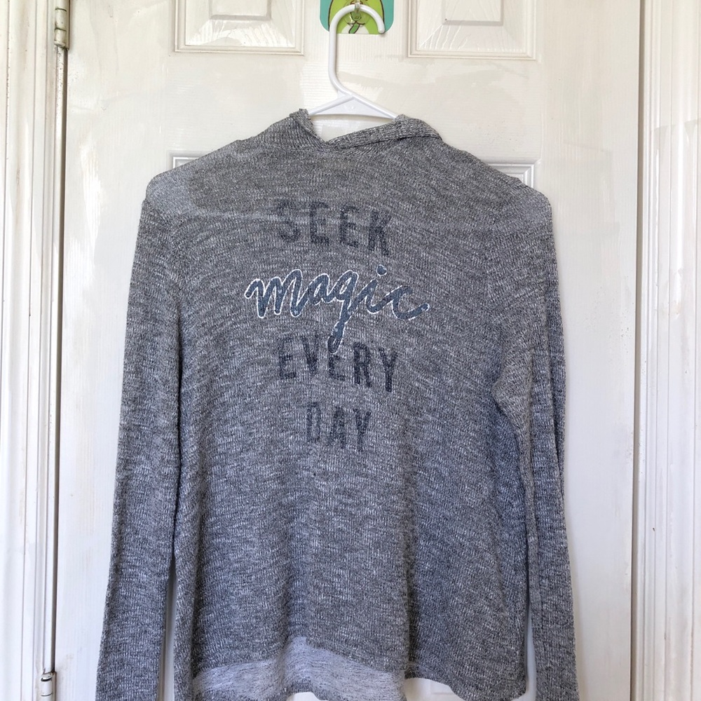 Abercrombie kids glittery hoodie